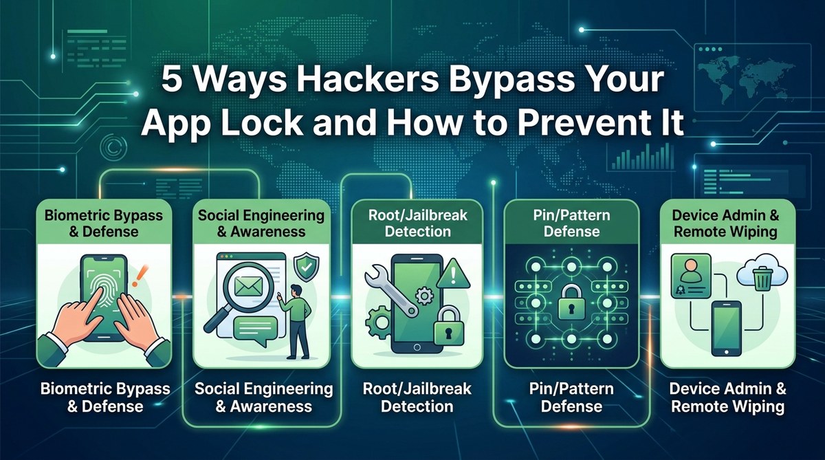 5 Ways Hackers Bypass Your App Lock and How to Prevent It