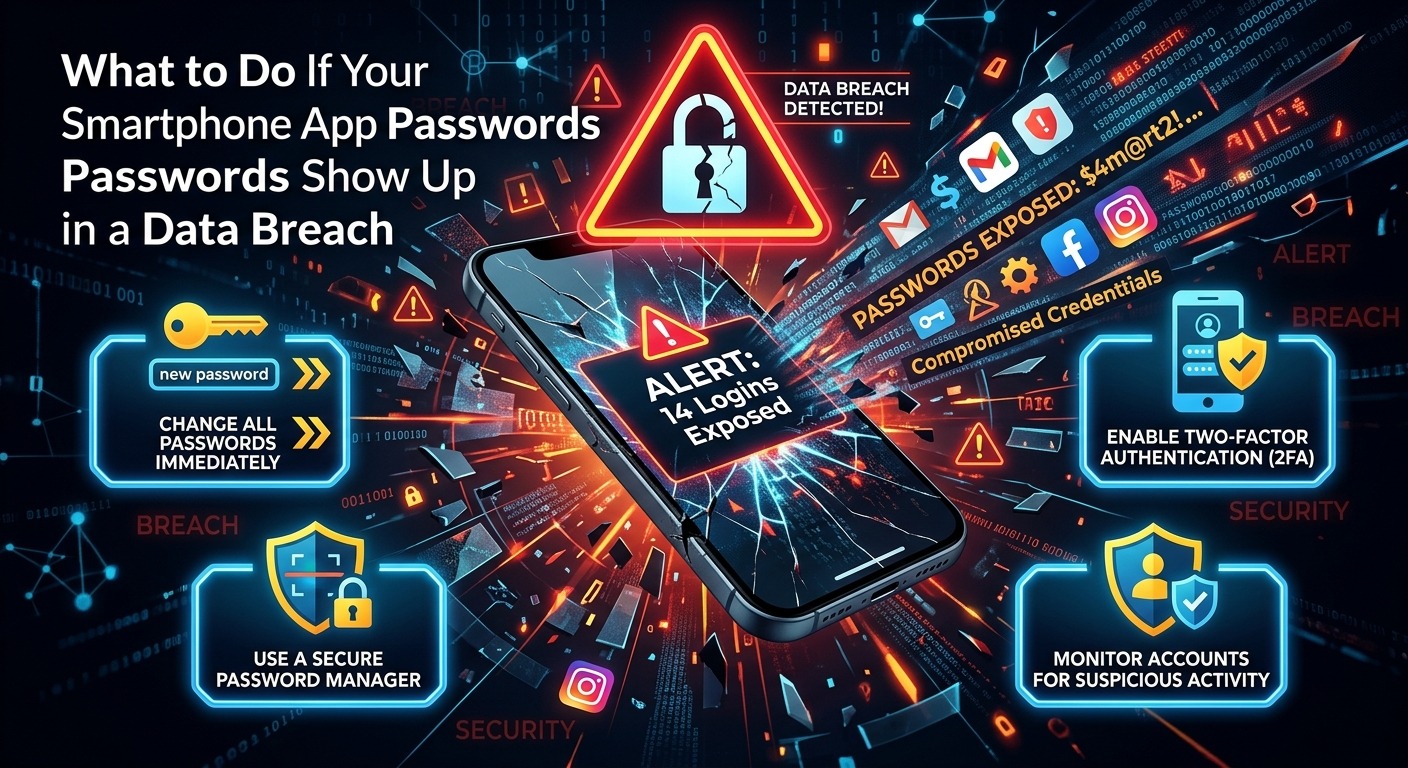 What to Do If Your Smartphone App Passwords Show Up in a Data Breach