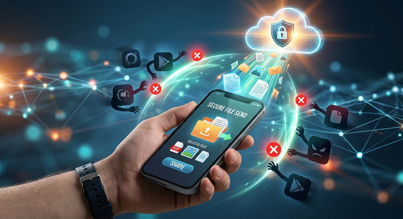 How to Send Files from Your Phone Without Giving Apps Access to Your Data