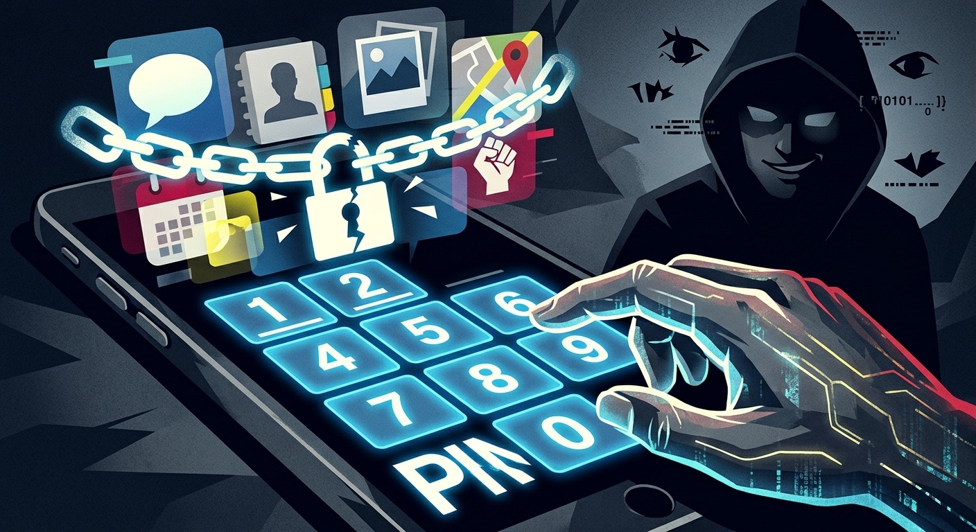 How Weak Phone PINs Give Stalkerware and Snoops Full Access to Your Apps